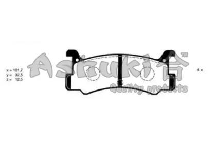 Ashuki D091-75 Brake pads Ashuki D091-75 Brake pads