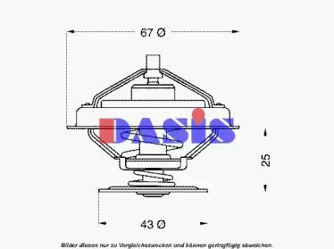 AKS Dasis 750909N Термостат AKS Dasis 750909N Термостат