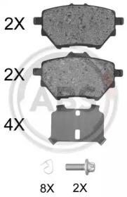A.B.S. 35020 Brake pads