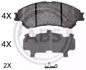 A.B.S. 35031 Brake pads