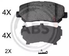 A.B.S. 35057 Brake pads A.B.S. 35057 Brake pads