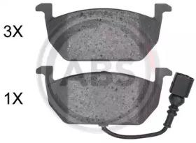 A.B.S. 35068 Колодки гальмівні A.B.S. 35068 Колодки гальмівні