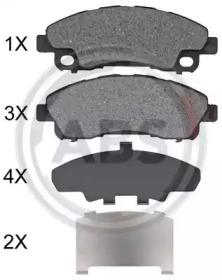 A.B.S. 35140 Brake pads A.B.S. 35140 Brake pads
