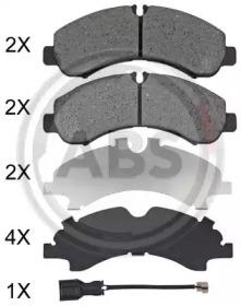 A.B.S. 35141 Brake pads A.B.S. 35141 Brake pads