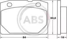 A.B.S. 36080 Колодки тормозные A.B.S. 36080 Колодки тормозные