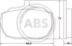 A.B.S. 36139 Brake pads