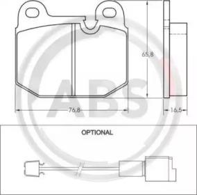 A.B.S. 36140 Brake pads A.B.S. 36140 Brake pads