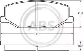 A.B.S. 36179 Brake pads