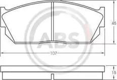 A.B.S. 36495 Brake pads