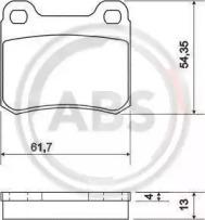 A.B.S. 36498 Brake pads A.B.S. 36498 Brake pads