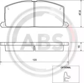A.B.S. 36535 Brake pads