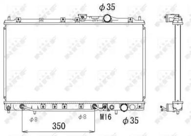 NRF 53283 Радіатор