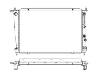 NRF 53372 Радиатор охлаждения двигателя NRF 53372 Радиатор охлаждения двигателя
