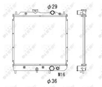 NRF 53520 Радіатор