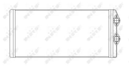 NRF 53545 Радіатор обігрівача салону