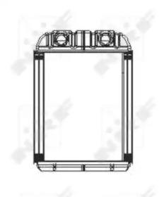 NRF 53671 Радіатор обігрівача салону NRF 53671 Радіатор обігрівача салону