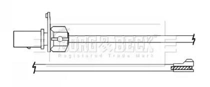 Borg & Beck BWL3140 Датчик зносу Borg & Beck BWL3140 Датчик зносу
