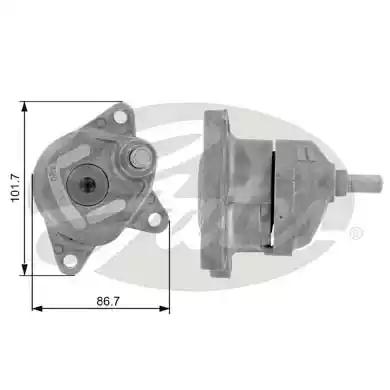 Gates T38211 Ролик натяжной