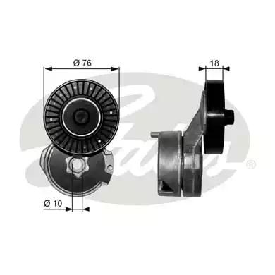 Gates T39063 Ролик натяжной Gates T39063 Ролик натяжной
