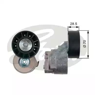 Gates T39138 Ролик натажной ремня поликлинового Gates T39138 Ролик натажной ремня поликлинового