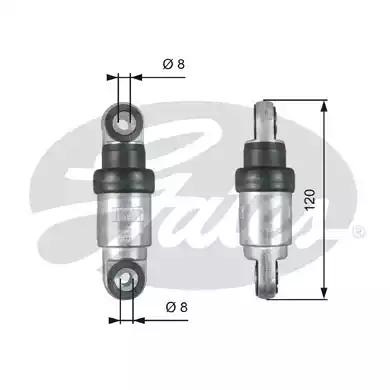 Gates T39215 Tlumik drgan napinacza micro-v Gates T39215 Tlumik drgan napinacza micro-v