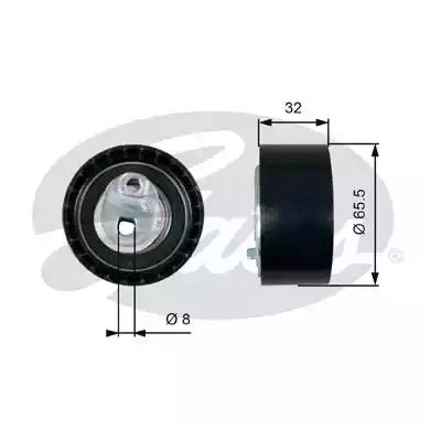 Gates T43035 Ролик натяжителя