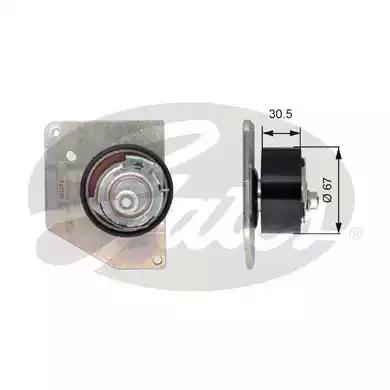 Gates T43207 Ролик натяжителя