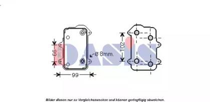 AKS Dasis 176000N Радіатор масляний