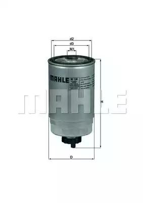 Mahle Original KC 140 Fuel filter Mahle Original KC 140 Fuel filter