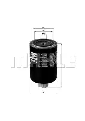 Mahle Original KC191 Fuel filter