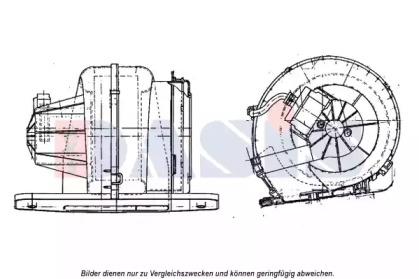 AKS Dasis 188067N Вентилятор салона