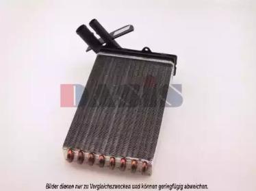 AKS Dasis 189150N Радіатор обігрівача салону AKS Dasis 189150N Радіатор обігрівача салону