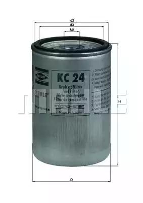 Mahle Original KC 24 Фільтр паливний Mahle Original KC 24 Фільтр паливний