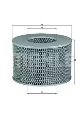 Mahle Original LX1140 Air filter