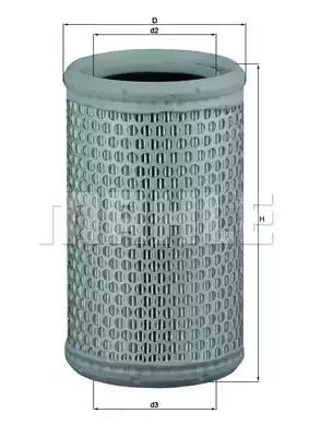 Mahle Original LX646/1 Air filter