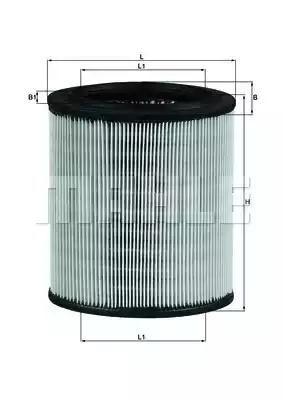 Mahle Original LX715 Фільтр повітряний Mahle Original LX715 Фільтр повітряний