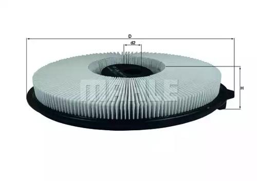 Mahle Original LX544 Фільтр повітряний Mahle Original LX544 Фільтр повітряний