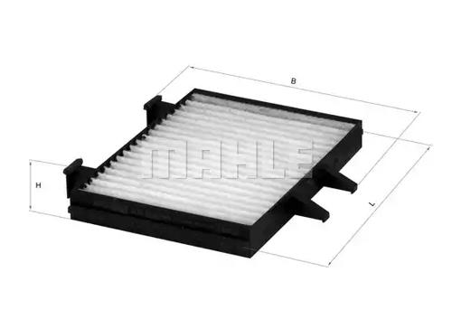 Mahle Original LA451 Фільтр салону Mahle Original LA451 Фільтр салону