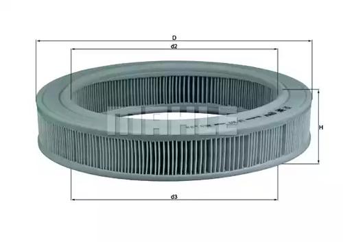 Mahle Original LX203 Фільтр повітряний