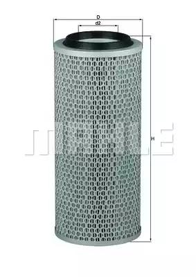Mahle Original LX200 Фільтр повітряний Mahle Original LX200 Фільтр повітряний