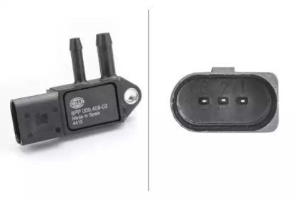 Hella 6PP 009 409-031 Датчик тиску вихлопних газів Hella 6PP 009 409-031 Датчик тиску вихлопних газів