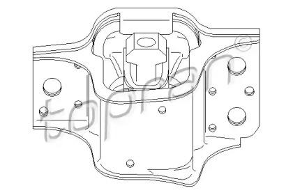 Topran 700 526 Insulator engine mounting Topran 700 526 Insulator engine mounting