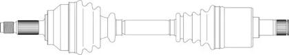 General Ricambi RV3075 Drive shaft assy