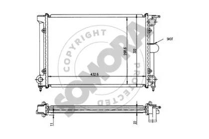 Somora 350542 Радіатор Somora 350542 Радіатор