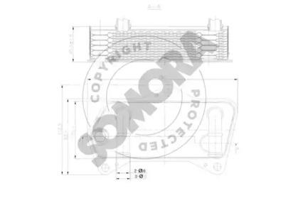 Somora 351066 Масляний радіатор АКПП Somora 351066 Масляний радіатор АКПП