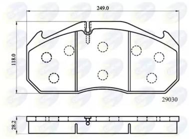 Comline CBP9014MK Brake pads