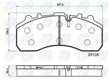 Comline CBP9042MK Brake pads
