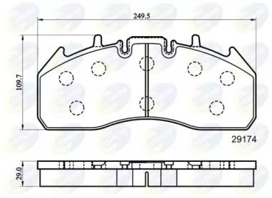 Comline CBP9078MK Brake pads Comline CBP9078MK Brake pads