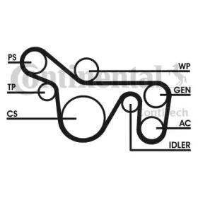 Contitech 6PK1720D2 Ремінь поліклиновий Contitech 6PK1720D2 Ремінь поліклиновий