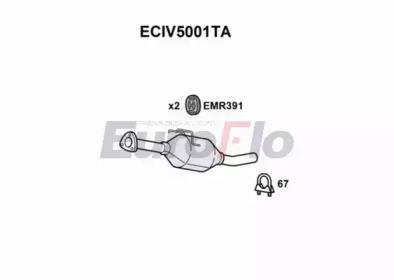 Euroflo ECIV5001TA Каталізатор Euroflo ECIV5001TA Каталізатор